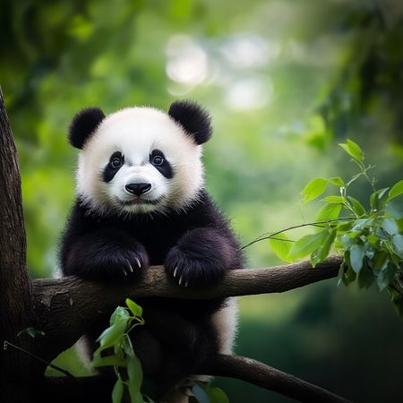 Obraz na płótnie canvas - Niedźwiadek panda