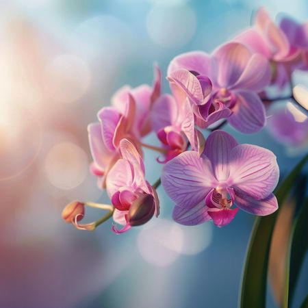 Obraz na płótnie canvas - Różowy storczyk