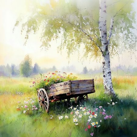 Obraz na płótnie canvas - Wsi moja sielska, anielska...