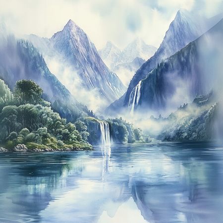 Obraz na płótnie canvas - Hardangerfjord