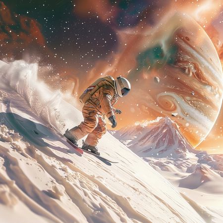 Obraz na płótnie canvas - Kosmiczna jazda