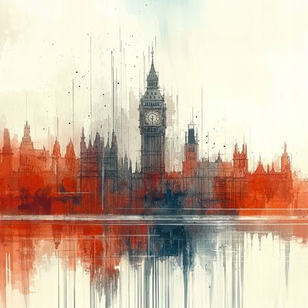 Obraz na płótnie canvas - Londyńskie wspomnienie