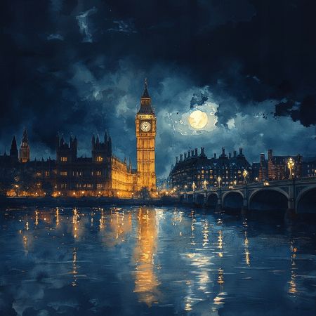 Obraz na płótnie canvas - London by night