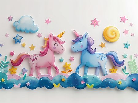 Obraz na płótnie canvas - Jednorożce