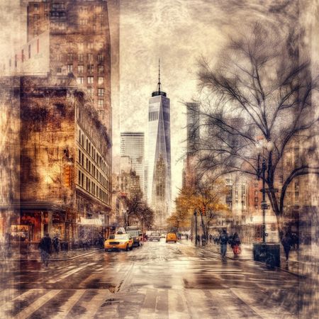 Obraz na płótnie canvas - Sen o Nowym Jorku