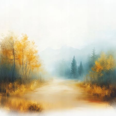 Obraz na płótnie canvas - Góry we mgle