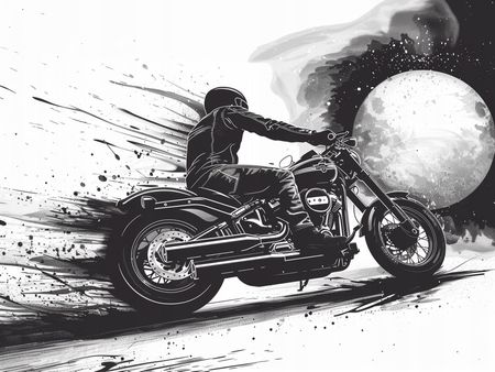 Obraz na płótnie canvas - Biker