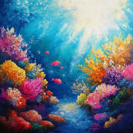 Obraz na płótnie canvas - Podwodny świat