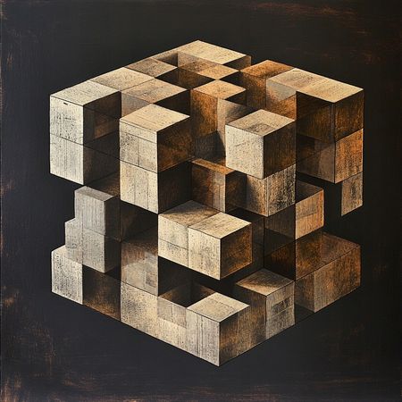 Obraz na płótnie canvas - Cube
