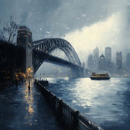 Obraz na płótnie canvas - Harbour Bridge w Sydney