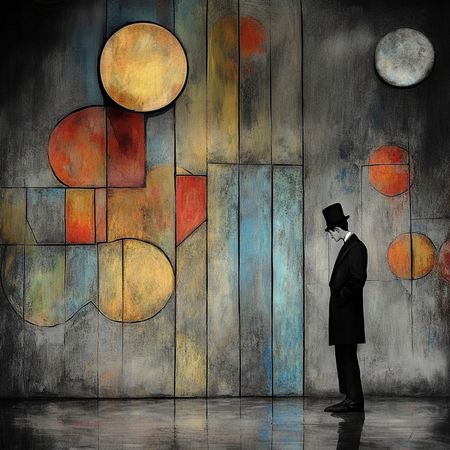 Obraz na płótnie canvas - Refleksja nad nieokreślonym