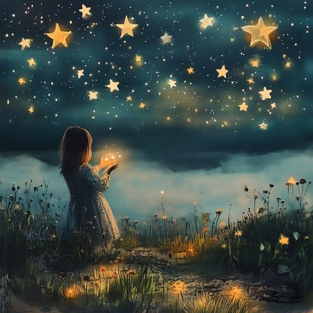 Obraz na płótnie canvas - Fartuszek pełen gwiazd ⭐