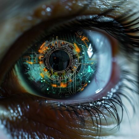 Obraz na płótnie canvas - Cybernetyczne oko