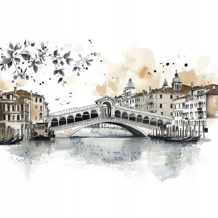 Obraz na płótnie canvas - Ponte di Rialto, Wenecja