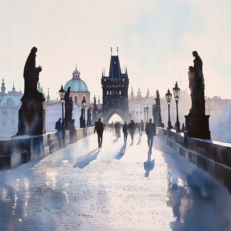 Obraz na płótnie canvas - Most Karola, Praga