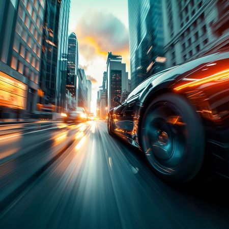 Obraz na płótnie canvas - Podróż przez miasto