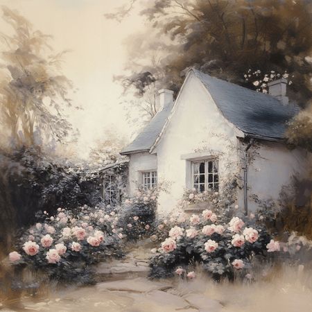 Obraz na płótnie canvas - Chata na końcu świata ❤️