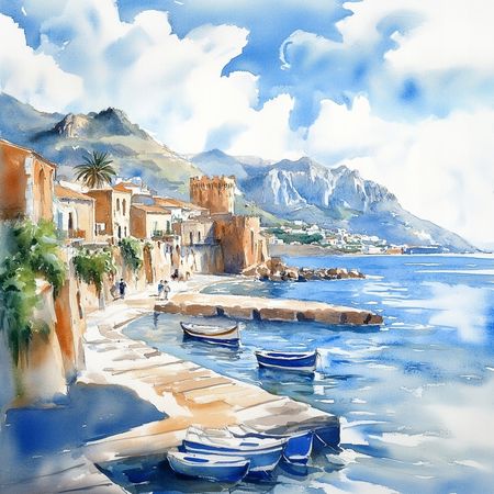 Obraz na płótnie canvas - Słoneczna Sycylia