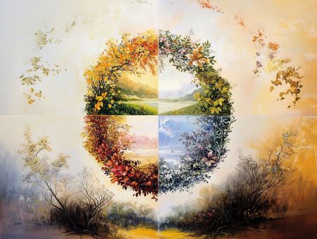 Obraz na płótnie canvas - Magiczny krąg życia