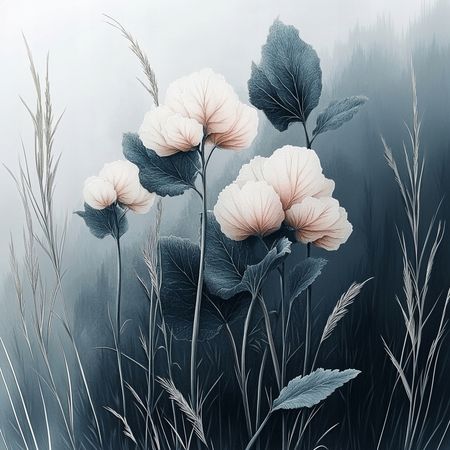 Obraz na płótnie canvas - Kosmiczne roślinki