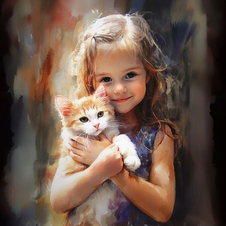 Obraz na płótnie canvas - Ala ma kota ☺