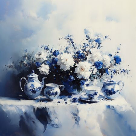 Obraz na płótnie canvas - W nastroju na herbatkę