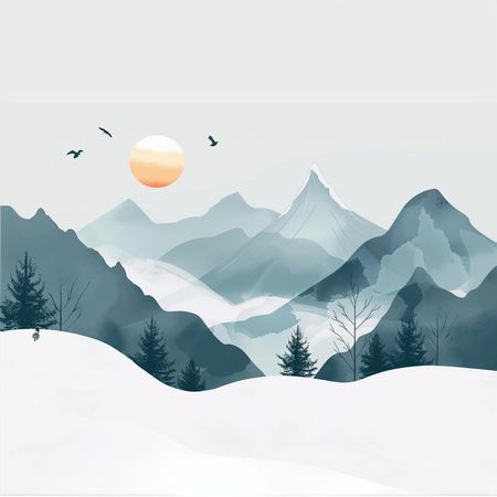 Obraz na płótnie canvas - Wysokie góry