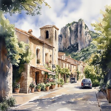 Obraz na płótnie canvas - Uroki Prowansji ❤️