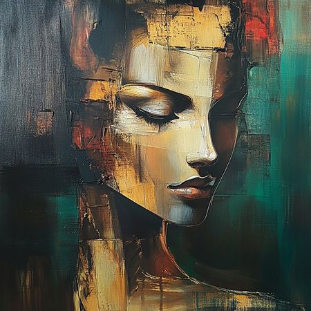 Obraz na płótnie canvas - Tajemnicza nieznajoma