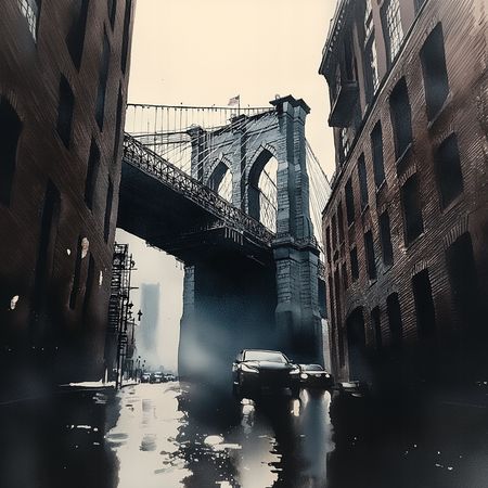 Obraz na płótnie canvas - Most Brookliński