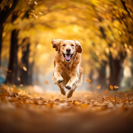 Obraz na płótnie canvas - Psia radość