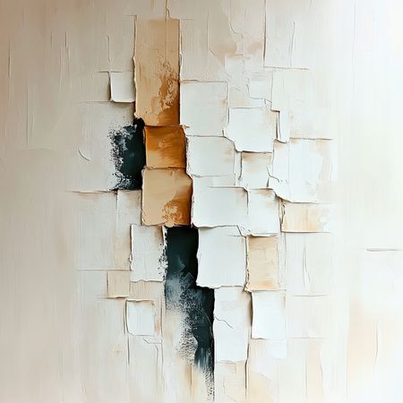 Obraz na płótnie canvas - Beżowa abstrakcja