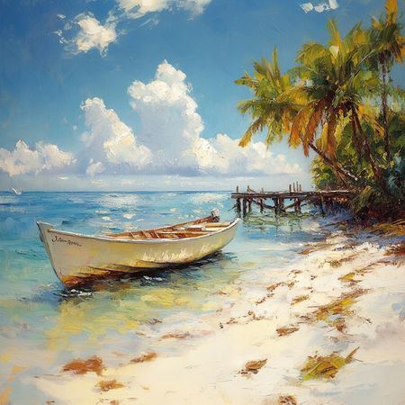 Obraz na płótnie canvas - Tropikalna plaża ☼