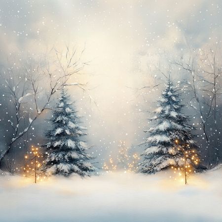 Obraz na płótnie canvas - Ogród zimowy ❄️