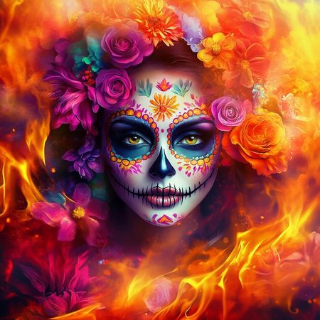 Obraz na płótnie canvas - La Calavera Catrina