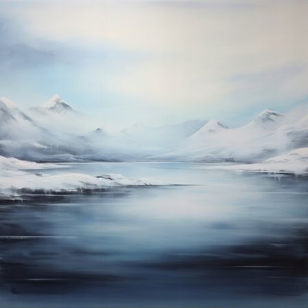 Obraz na płótnie canvas - Mroźna cisza ⁂