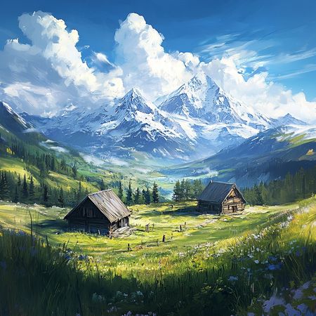 Obraz na płótnie canvas - Wiosna w Dolinie Chochołowskiej