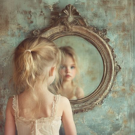 Obraz na płótnie canvas - Lustereczko, powiedz przecie...