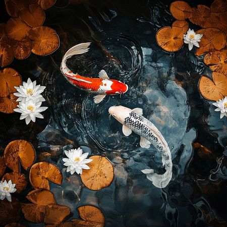 Obraz na płótnie canvas - Karpie koi