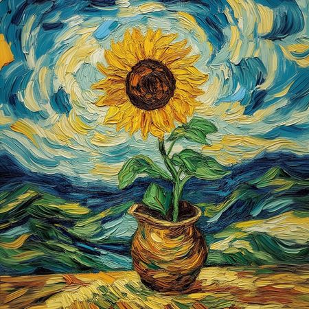 Obraz na płótnie canvas - Słoneczny słonecznik