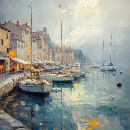 Obraz na płótnie canvas - Port gdzieś na Południu