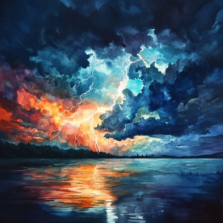 Obraz na płótnie canvas - Burza