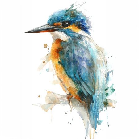 Obraz na płótnie canvas - Zimorodek