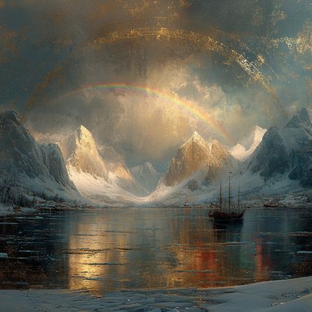 Obraz na płótnie canvas - Arktyczna pocztówka