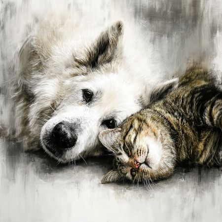 Obraz na płótnie canvas - Najlepsi kumple :-)