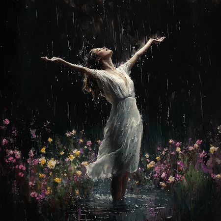 Obraz na płótnie canvas - Deszczowa piosenka