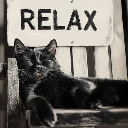 Obraz na płótnie canvas - Chwila relaksu