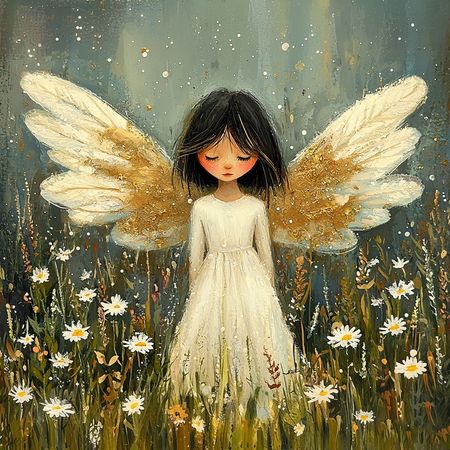 Obraz na płótnie canvas - Złota wróżka