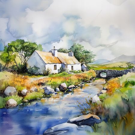 Obraz na płótnie canvas - Urok irlandzkiej wsi