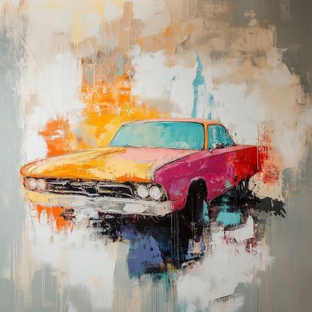 Obraz na płótnie canvas - Impala w kolorze